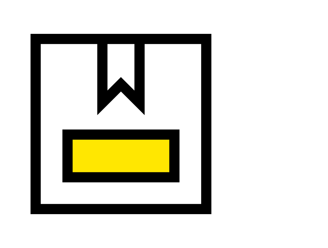 Ikona reprezentująca anonimową wysyłkę zamówień w formule white-label dla agencji od producenta smyczy reklamowych TedGifted.
