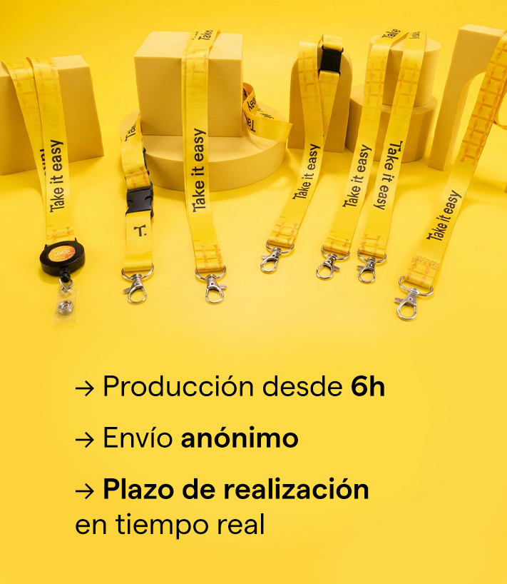 Cintas de cuello y lanyards publicitarios para agencias de publicidad y distribuidores B2B por TedGifted fabricante.