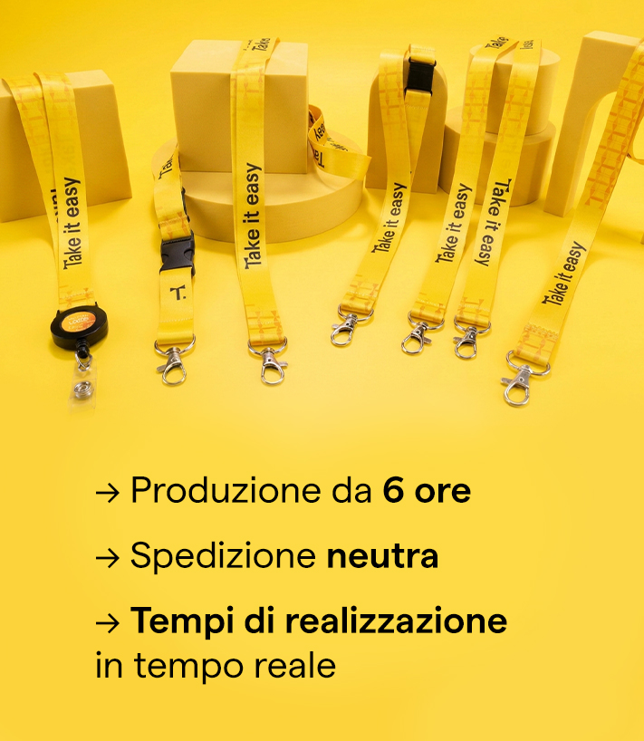 Laccetti porta badge e lanyard promozionali per agenzie pubblicitarie e rivenditori da TedGifted produttore all'ingrosso.