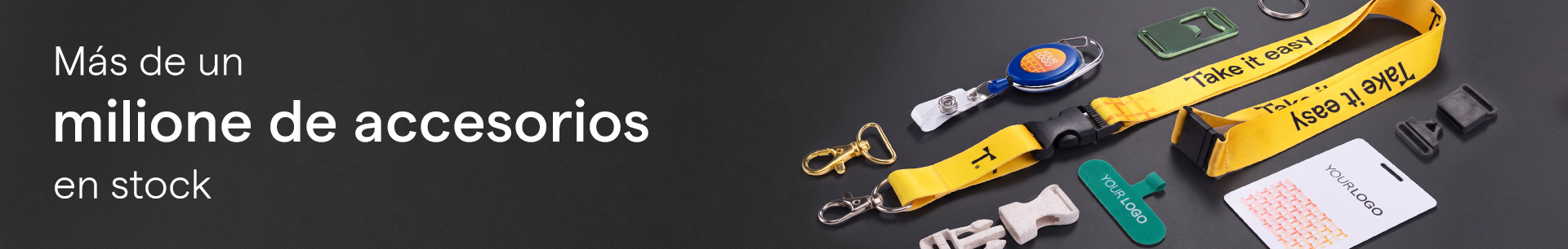 Fundas transparentes para acreditación, yoyós portabadge y accesorios para lanyards de eventos[cite: 2, 4].