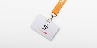 PVC.NFC/H PVC card with NFC horizontal <br> int.size.54x86mm